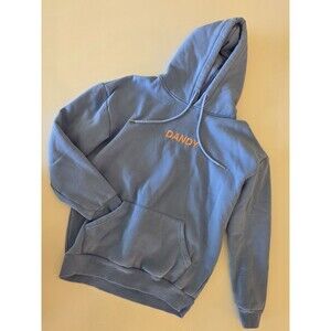 Dandy Worldwide Pullover Hoodie Embroidered Logo Let’s Watch The Sunset Blue S
